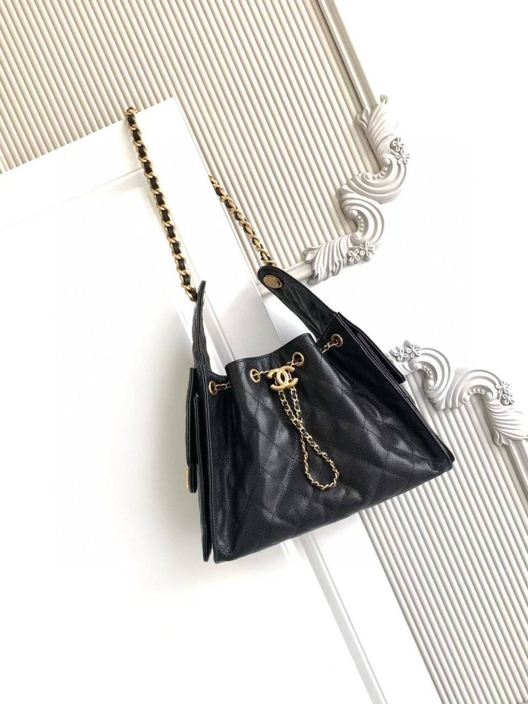 Bolsa Hobo Chanel 25 Black