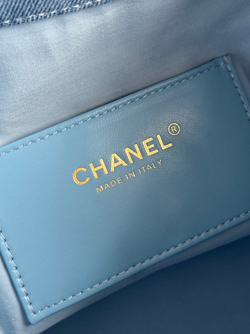 Bolsa Hobo Chanel 25 Denim