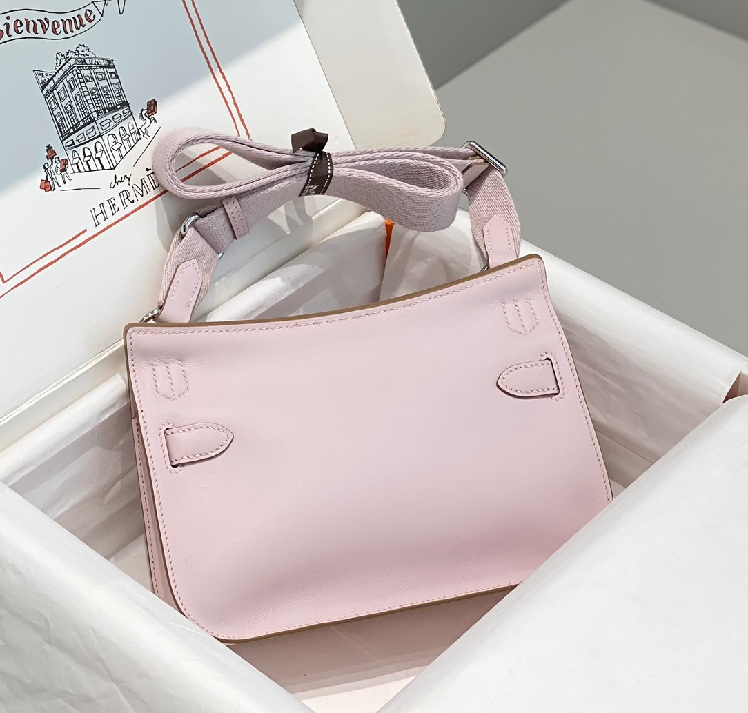 Bolsa Hermès Jypsière Mini Evercolor Mauve