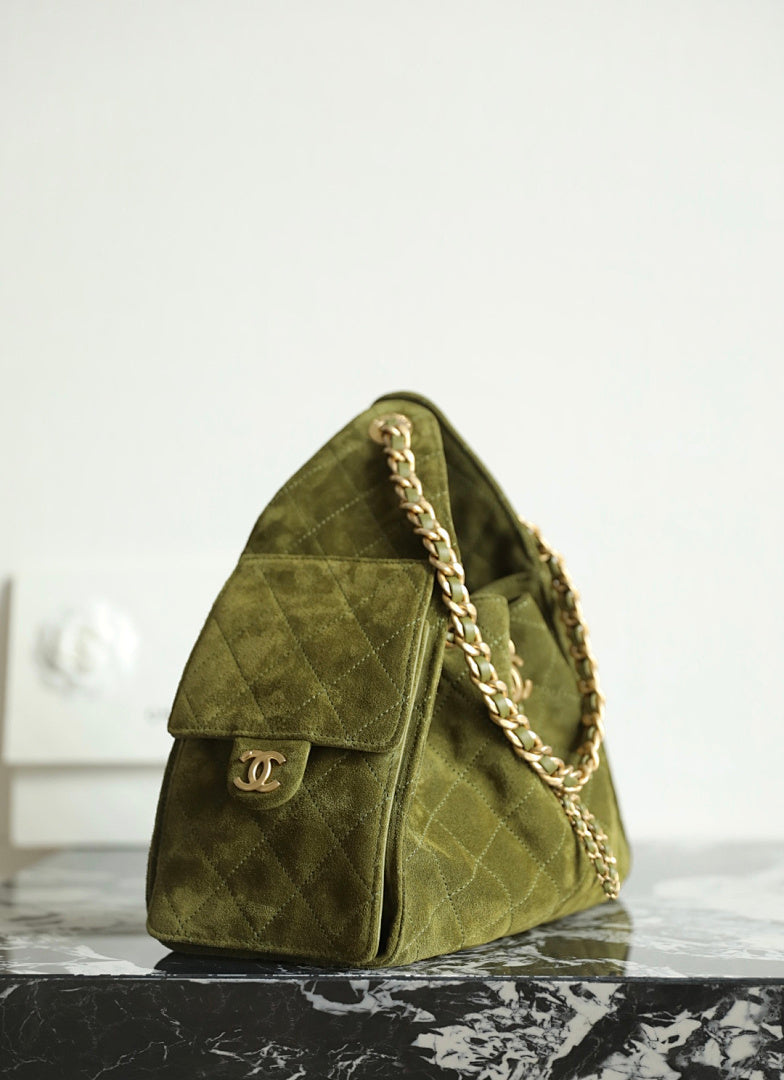 Bolsa Hobo Chanel 25 Green