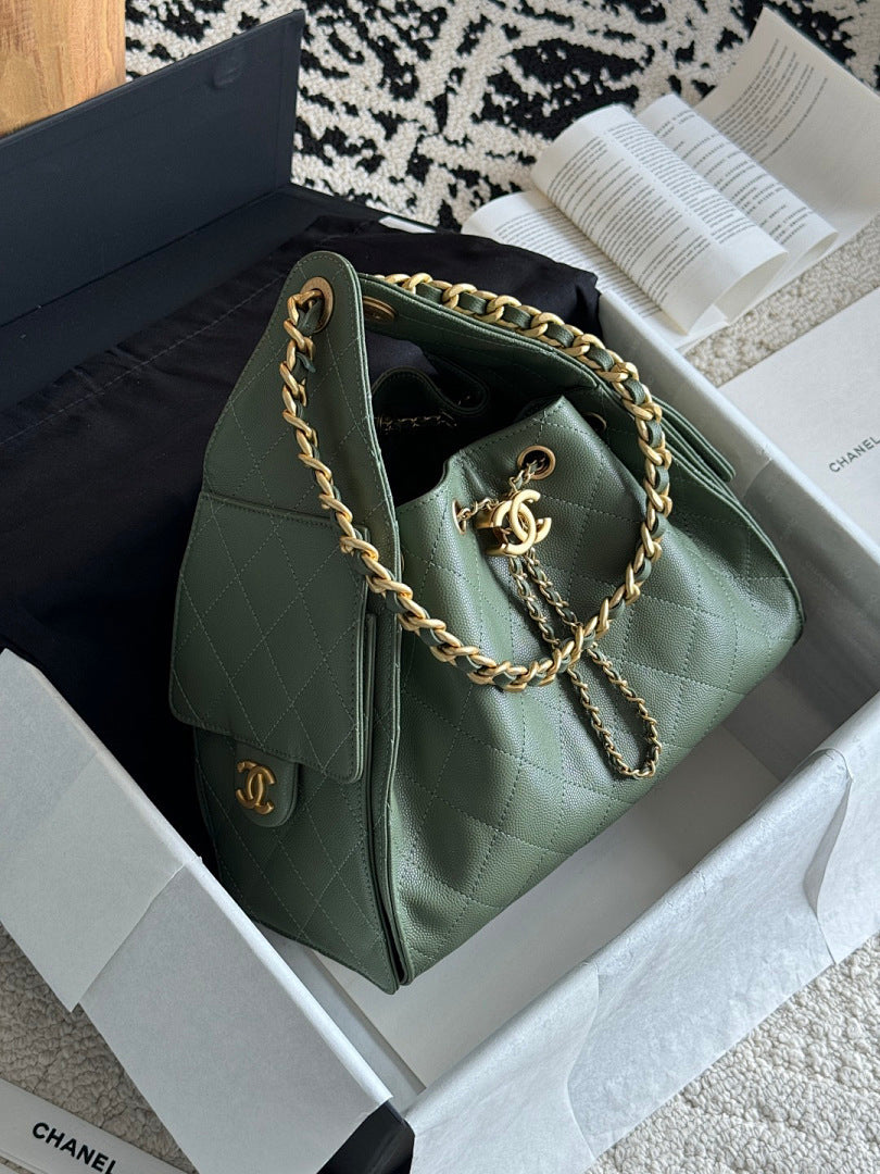 Bolsa Hobo Chanel 25 Green