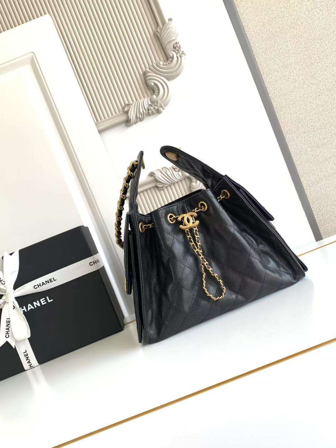 Bolsa Hobo Chanel 25 Black