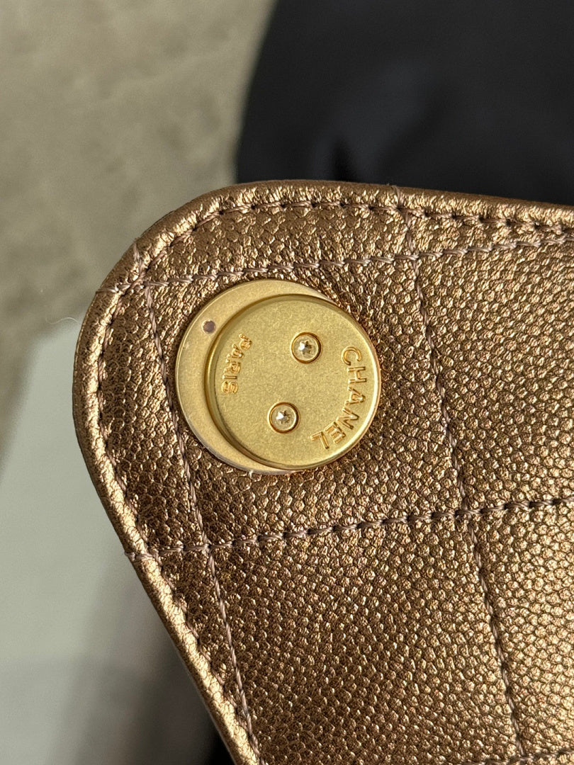 Bolsa CHANEL 25 Large Bronze