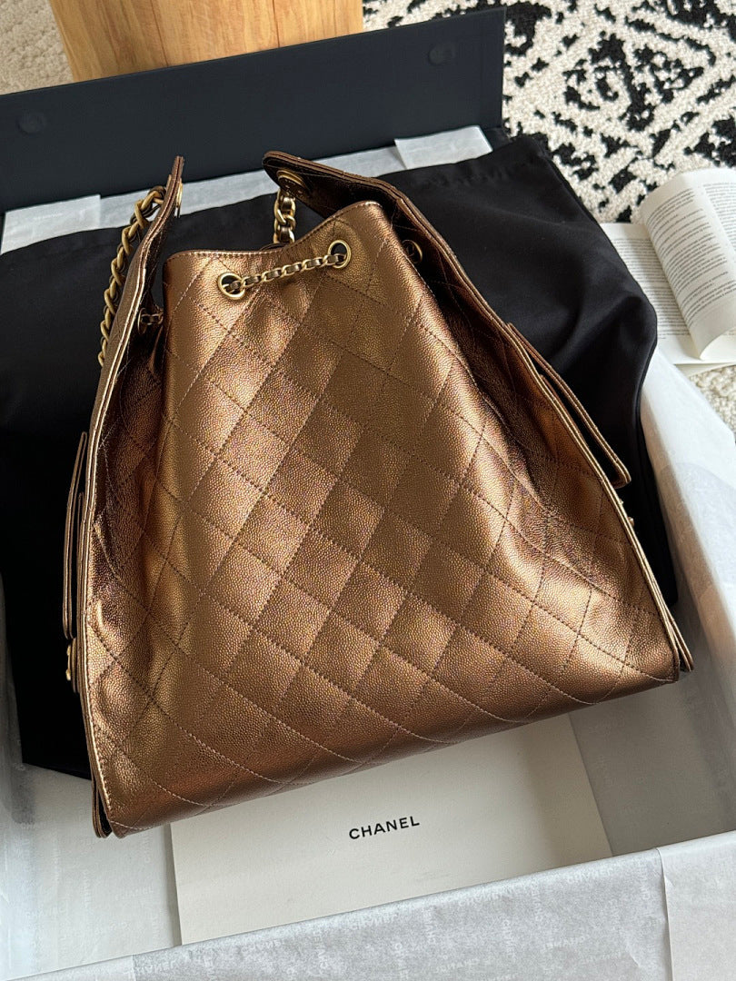 Bolsa CHANEL 25 Large Bronze