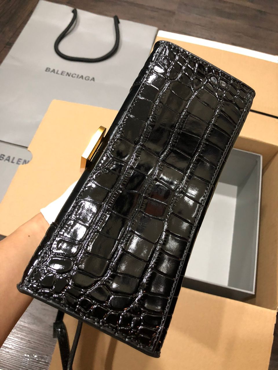 Balenciaga Hourglass Handbag XS