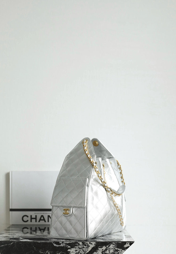 Bolsa CHANEL 25 Large Metalic