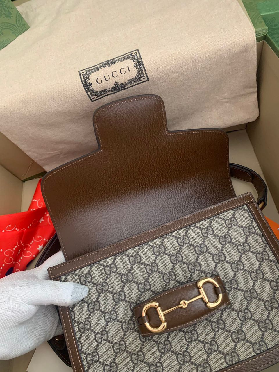 Bolsa Gucci Horsebit Supreme 1955