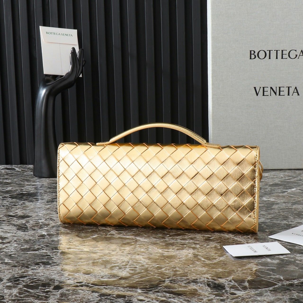 Bolsa Clutch Andiamo Gold Bottega Veneta