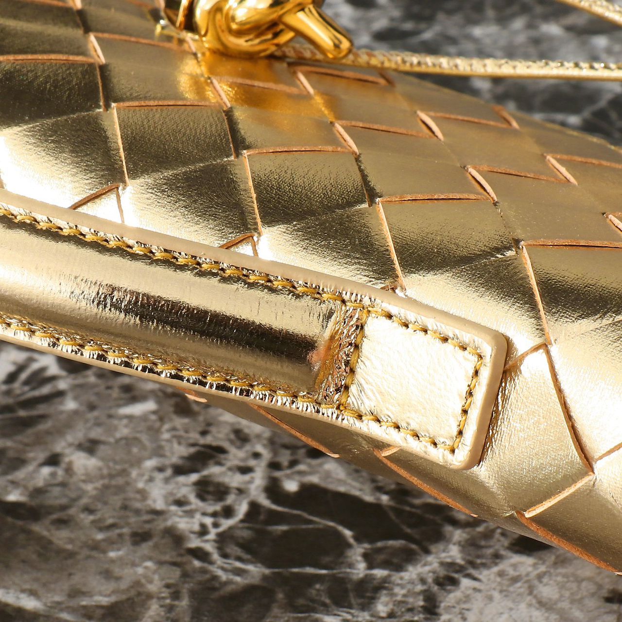 Bolsa Clutch Andiamo Gold Bottega Veneta