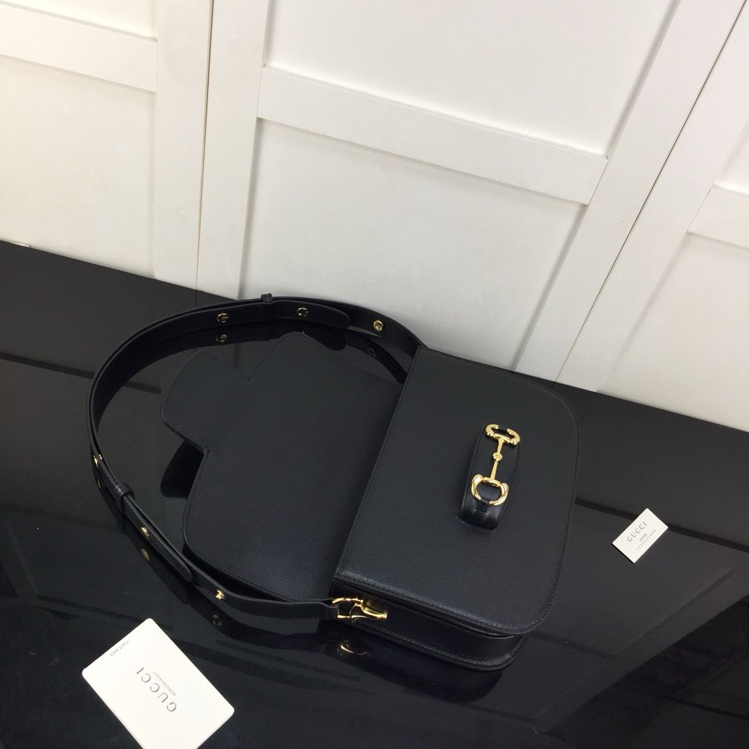 Bolsa Gucci Horsebit 1995 Black